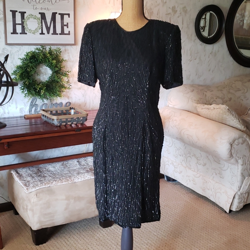 Black Evening Dress with Jacket